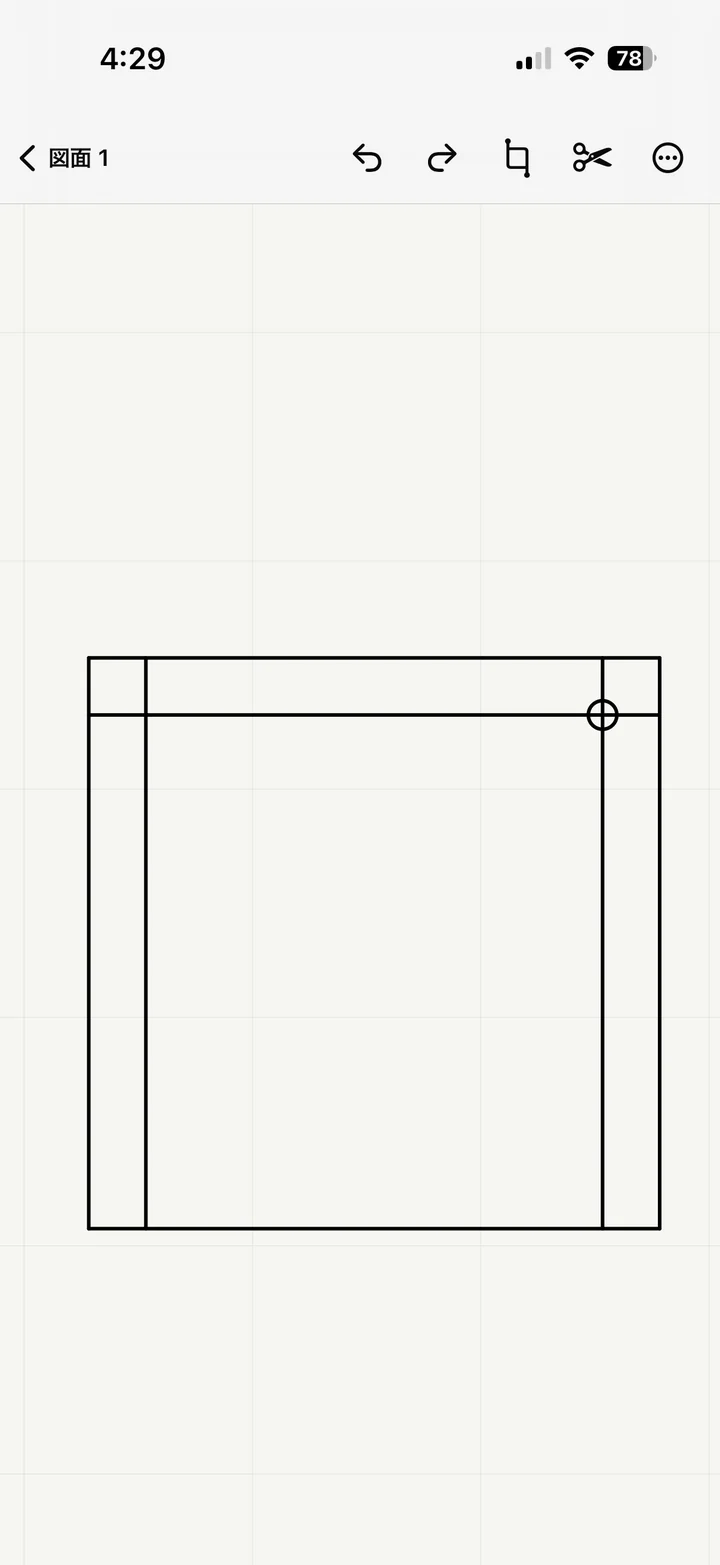F-CAD drawing screen
